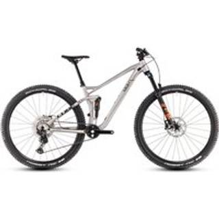 Cube Fuldaffjedret MTB Stereo One22 Race Rawmetal/Black