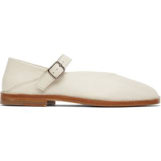 Lemaire Leather Mary Jane flats - white - EU 40