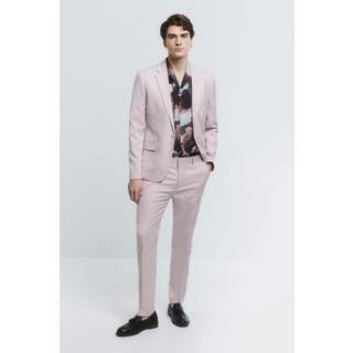 River Island River Island Pink Sharkskin Suit Trousers