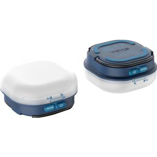 Campinglampe / teltlampe Silva Glow Recharge Blue, LED, 62 x 62 mm, genopladelig via USB