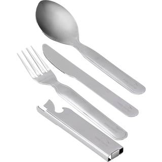 Easy Camp Travel Cutlery Deluxe Black & Grey, OneSize