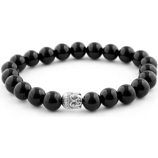 Stor Sort Hyldest til Buddha Armbånd