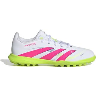 Predator League Turf Kids støvler - Cloud White / Lucid Pink / Lucid Lemon - 37 1/3