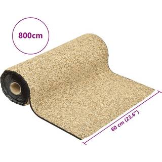 Stenfolie Naturligt Sand - naturlig sandfarvet / 800 x 60 cm