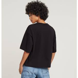 Horizontal Seam Loose Top - Black - Women