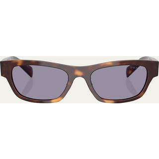 Prada PR B09SF Asian Fit 15W03N 53 Solbriller Kvinder Tortoiseshell - Classic Tortoise - 53mm