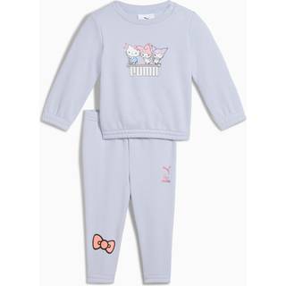 Women&#39;s Puma x HELLO KITTY AND FRIENDS Minicats Crew Shirt Set Toddler, Blue, Size 3-4Y, Clothing - Cool Weather - 3-4Y