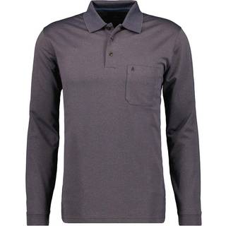 RAGMAN Herren Polo-Shirt braun gemustert