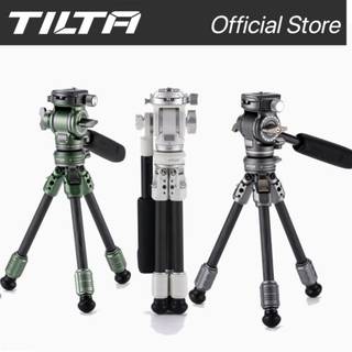 Tilta VT03 table-top video fluid head with 1-stage carbon fiber tripod legs (3KG) Space Gray