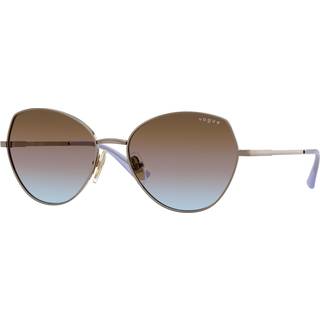 VOGUE EYEWEAR Kvinde VO4330S 513848 Solbriller Metal Brun Blå Geometrisk Normal Skygge
