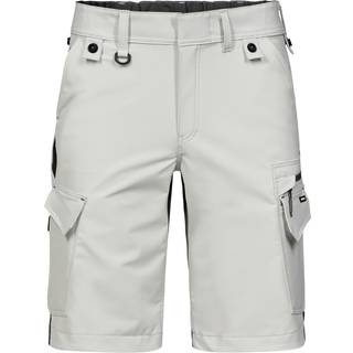 ENGEL Entire arbejdsshorts med 4-vejs stræk Bone White / Anthracite Grey 6337-234 100
