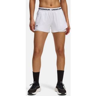 Under Armour Tech™ Play Up Women's 2-in-1 Shorts White / White / Black L