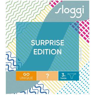 Sloggi 3-pak GO Unique Tanga - Mixed - Large * Kampagne *