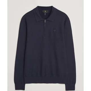Belstaff Drift Knitted Polo in Dark Ink I Belstaff - M