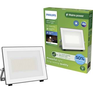Philips udendørs LED-spot Lois UE flood, 24 W, 3.000 K, IP65 flood, Sort, Aluminium