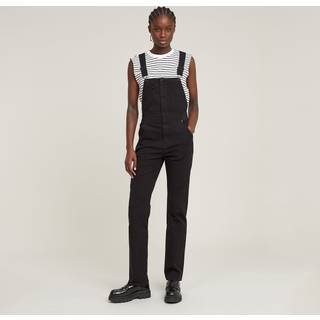 Slim Dungaree - Black - Women