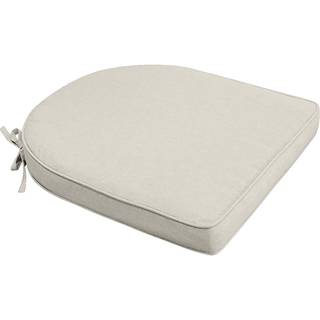 Siddehynde til havestol - Beige havehynde med 6 cm skum - Måler 48x49 cm - UV-resistent udendørs hynde - Nordstrand Home sædehynde