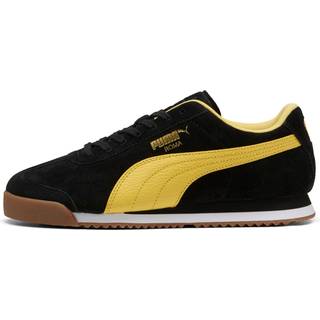 Puma Roma Suede Sneakers Unisex, Black, Size 43, Shoes - Sunny Yellow - 43