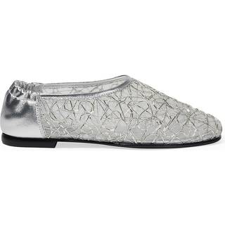 Simkhai Eden metallic lace ballet flats - silver - EU 40
