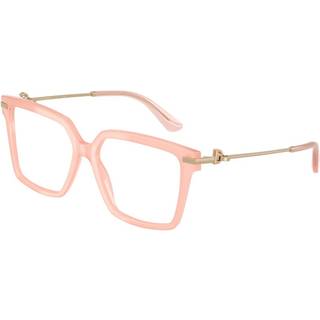 Dolce & Gabbana Kvinde DG3397 3436 Optiske stel Acetat Rosa Transparent Firkantet Normal