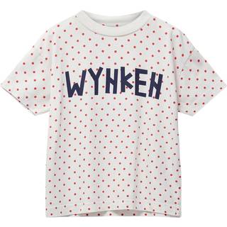 Wynken Ribbon T-shirt Ecru 2 Y  Creme  2 år  unisex