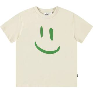 Molo Roxo T-Shirt White Noise 104cm  Hvid  104 cm  Unisex