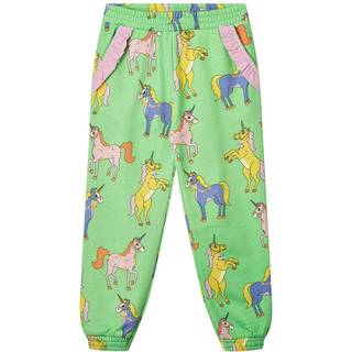 Småfolk Unicorns Joggingbukser Minty Green Tea 7-8 Y  Grøn  7-8 år  kvinde