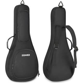 Donner 28 tommer mandolinetuiet 0,5 tommer polstret svamp 600D tyk ripstop vandt?t nylon bl?d koncerttaske med to-vejs robuste metallynl?se og ry