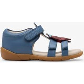 Clarks Clarks Blue Standard Fit (F) Leather Playsun Reef T. Sandals