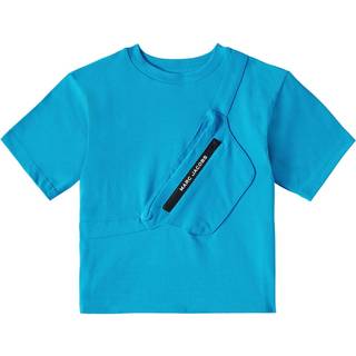 Marc Jacobs Kids Cotton jersey T-shirt - turquoise - Y 2