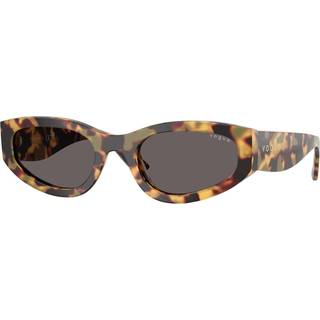 VOGUE EYEWEAR Kvinde VO5585S 260587 Solbriller Acetat Skildpadde Grå Geometrisk Normal