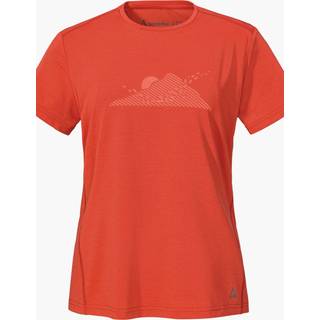 Schöffel Women's Circ T-Shirt Sulten Funktionsshirt Damer størrelse 38 farve rød