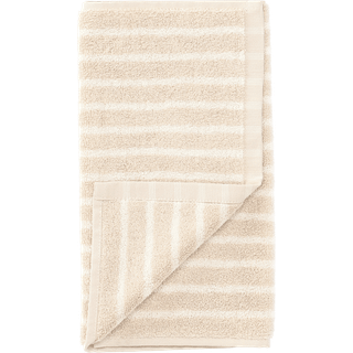 Scandi Living Drift håndklæde 30x50 cm Beige-hvid