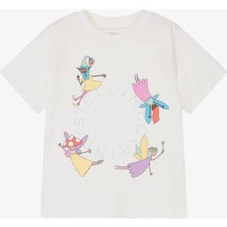 Stella McCartney Kids Printed cotton T-shirt - white - Y 4