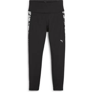 Women&#39;s Puma TROPICAL Graphic 7/8 Tights, Black, Size M, Fitness - 048284 - M