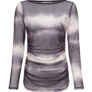 Vila - Vivolettis Mai Boatneck Top - Bluser og skjorter til kvinder - Black Beauty - M