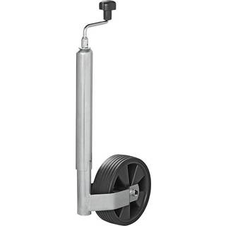 Næsehjul Med Plastfælg & Gummidæk - Belastning maks 150 kg - Stamme Ø48 mm