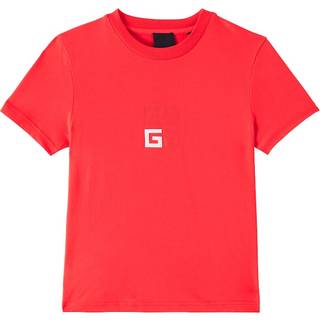 Givenchy Kids 4G cotton jersey T-shirt - red - Y 10