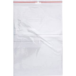 Q-connect lynlåsposer med skrivefelt 50my 230x320mm 1000stk