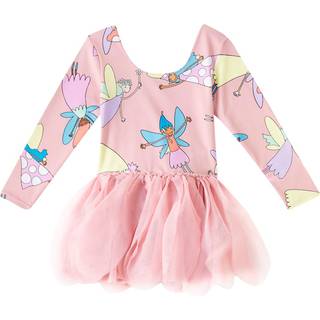 Stella McCartney Kids Printed tulle and jersey dress - pink - Y 12