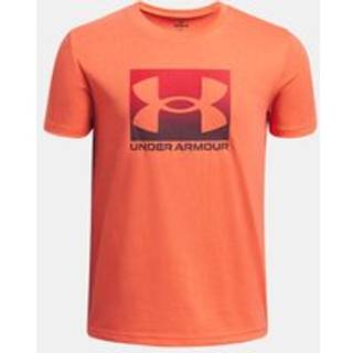 Under Armour Boxed Sports Boys' Short Sleeve Fire / Dark Maroon YXS (122 - 127 cm)