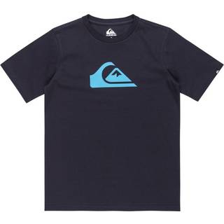 Quiksilver Quiksilver Blue Youth Short Sleeve Surf Logo 100% Cotton T-Shirt