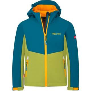 Trollkids Kid's Kristiansand Jacket Softshelljakke Børn størrelse 140 farve blå