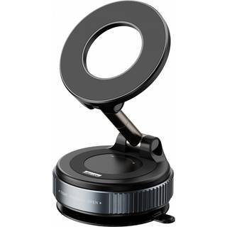 MaxMount Vakuum Telefonholder med magnetisk ring - Sort