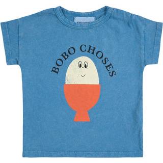 Bobo Choses Morning Egg Baby T-shirt Blue 12 months  Blå  12 måneder  Unisex