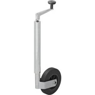 Næsehjul med plastfælge & gummidæk - Belastning maks 125/75 kg - Stamme Ø35 mm