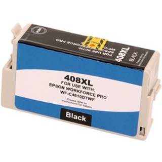 Kompatibel printerpatron til Epson 408XL sort Workforce WF-C4810DTWF fra ABC