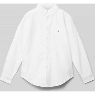 Ralph Lauren The Iconic Oxford-skjorte White  White 124-134cm  Hvid  124-134 cm  mand