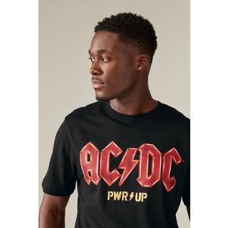 Next Black ACDC Regular Fit Band Graphic Print T-Shirt