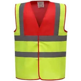YOKO YK100 Veste & Bodywarmers Red Yoke / Hi-Vis Yellow M